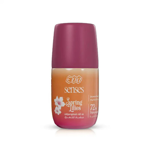رول مزيل عرق إيفا سينسيز سبرينج ليليز 50 جم Eva Skin Care Senses Roll On Deodorant Spring Lillies 50g