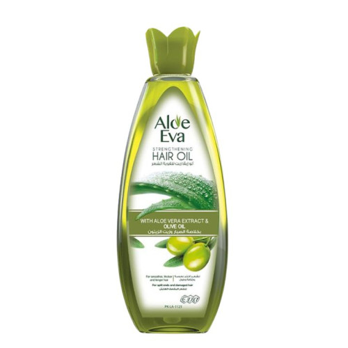 زيت شعر إيفا بالألوفيرا وزيت الزيتون Aloe Eva Hair Oil with Aloe Vera & Olive Oil Extract
