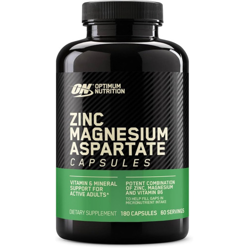 مكمل غذائي زنك ومغنيسيوم لدعم المناعة والتعافي - 180 كبسولة Zinc & Magnesium Dietary Supplement for Immune Support & Recovery - 180 Capsules