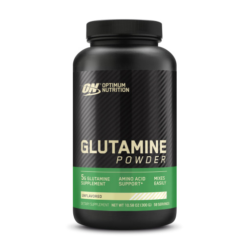 مسحوق جلوتامين لتعافي العضلات 300 غرام غير منكه L-Glutamine Muscle Recovery Powder, Unflavored, 300g
