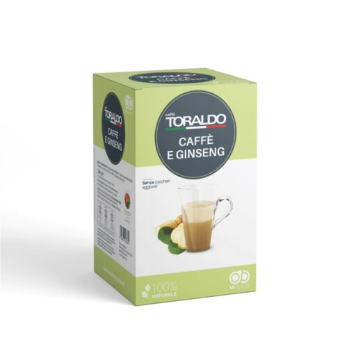 كبسولات قهوة الجينسنغ  18 كبسولة CIALDE SOLUBILI CAFFE AL GINSENG 18 cialde