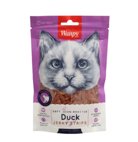 سناك قطط بط مجفف - شرائح Duck Jerky Strips Cat Treats