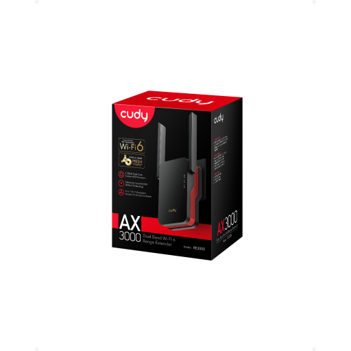مقوي إشارة كودي RE3000 AX3000 واي فاي 6 Cudy RE3000 AX3000 WiFi 6 Mesh Repeater