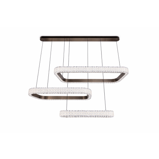 تعلیق مودیرن میزطعام LED ٣٠سم + ٤٠سم + ٥٠سم Modern LED Dining Pendant 30cm + 40cm + 50cm