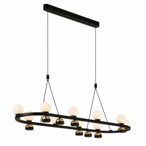 تعلیق مودرن میزطعام LED - ( ١٠ + ٨٠سم ) Modern LED Dining Pendant - ( 10 + 80cm )