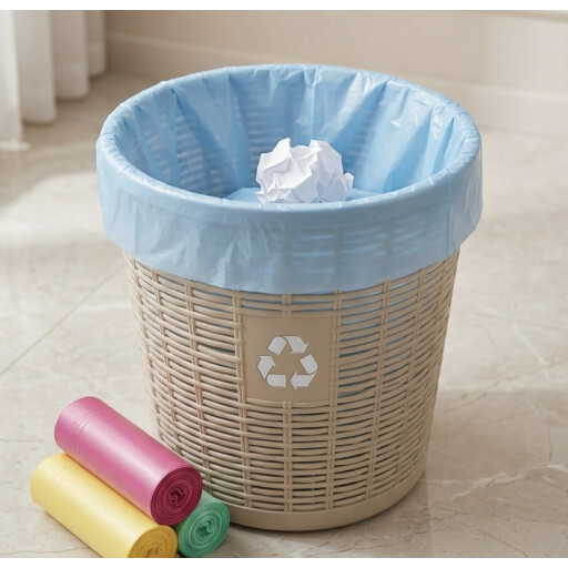 اكياس قمامة ملونة Colorful garbage bags