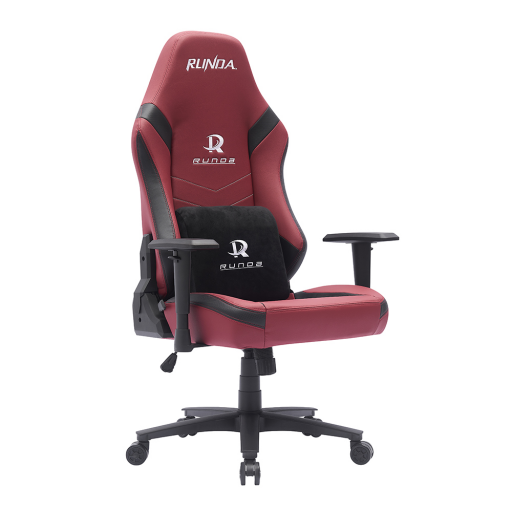 كرسي الألعاب روندا 1008 باللونين الأحمر والأسود Runda Gaming Chair 1008 Red-Black