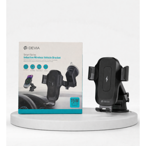 حامل هاتف للسيارة لاسلكي حثي من سلسلة سمارت Smart Series Inductive Wireless Vehicle Bracket