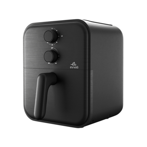 قلاية هوائية ايفولي الايطالي 1600w|4L Evvoli Air Fryer with 8 Preset Programs| 1600W | 4L