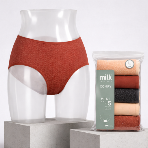 مجموعة كومفي الصحية (بطانة سرج خاولي) 014 UNDERWEAR COMFY - Pack of 5