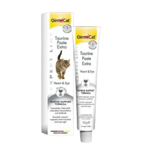معجون تورين للقطط  دعم القلب والبصر بدون سكر Taurine Paste Extra for Cats – Heart & Eye Support