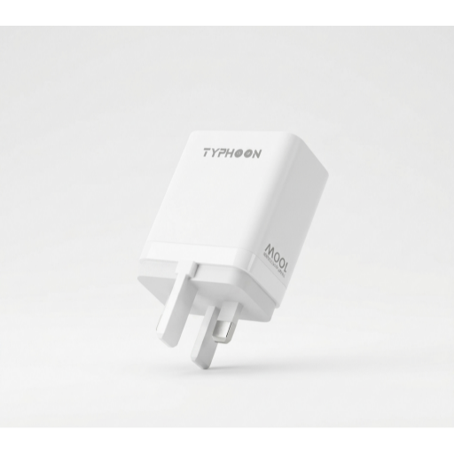 شاحن typhoon السريع بقدرة 100واط بتقنية GaN بطاقة كبيرة للشحن Typhoon 100W GaN, Mega Power Fast Charging Adapter