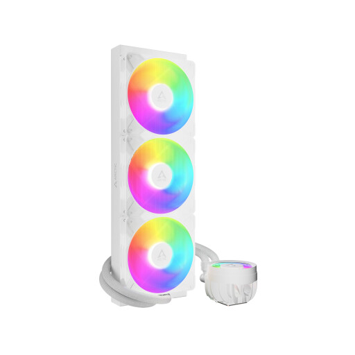 مبرد مائي آركتيك (ARCTIC) موديل Liquid Freezer III Pro 420 ARGB لون أبيض ARCTIC Liquid Freezer III Pro 420 A-RGB White - Ultimate 420mm CPU Cooler