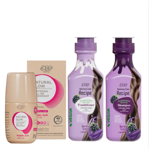 سيت العناية بالشعر والجسم - 3 قطع Hair & Body Care Set