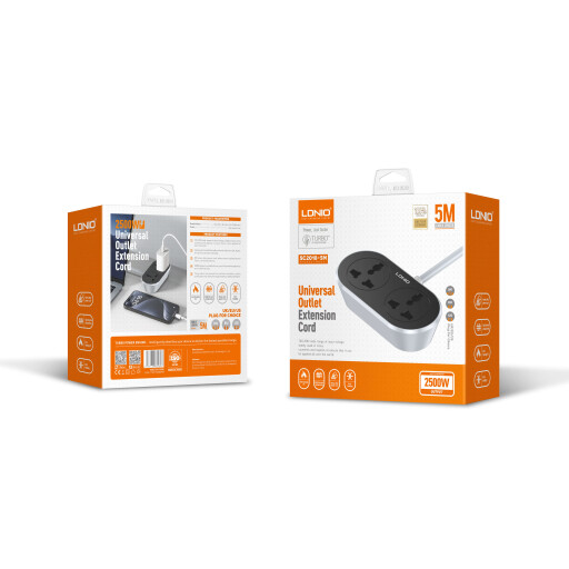 توصيلة كهرباء يونيفرسال Universal Outlet Extension Cord