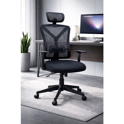 كرسي مكتب شبكي مريح قابل للتعديل Ergonomic Mesh Office Chair