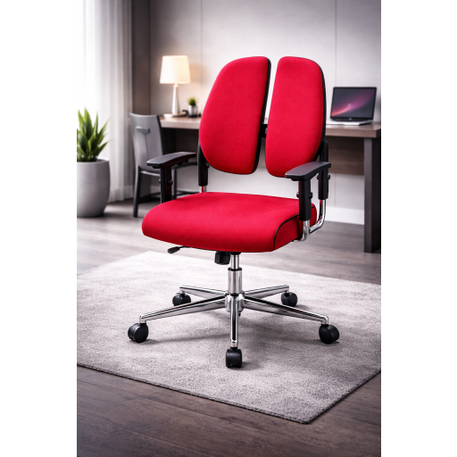 كرسي مكتبي مريح مزدوج الدعم Ergonomic Dual Back Office Chair