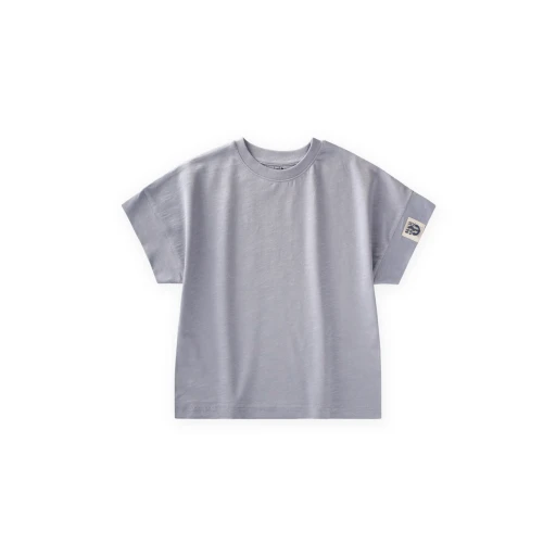 تي شيرت أطفال قطن أزرق باستيل 2-12 سنة Kids' Pastel Blue Cotton T-Shirt 2-12 Years