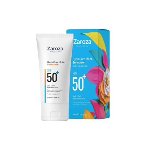 زاروزا واقي شمس ازرق ZAROZA HYDRAPURE MOIST SUNSCREEN 50ML