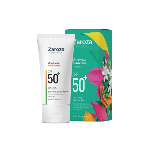 زاروزا واقي شمس اخضر ZAROZA ULTRA MATTE SUNSCREEN 50ML