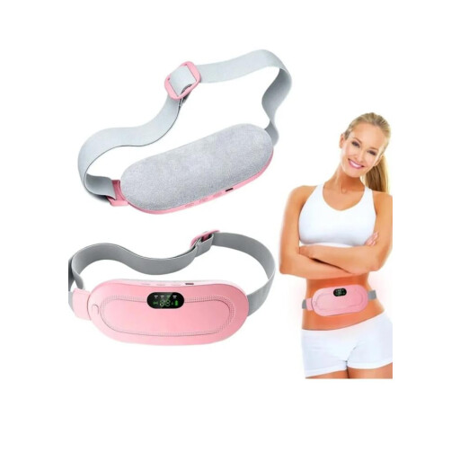 حزام تدفئة واهتزاز ذكي لتخفيف آلام البطن والظهر والدورة الشهرية Smart heating and vibration belt for relieving abdominal, back, and menstrual pain