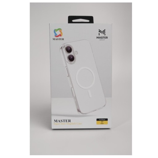 كفر ايفون 17 شفاف سوبر سليم مع ماك سيف Super Slim Magsafe Clear Phone Case For iPhone 17