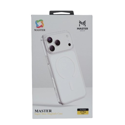 كفر ايفون 17 برو شفاف سوبر سليم مع ماك سيف Super Slim Magsafe Clear Phone Case For iPhone 17 pro