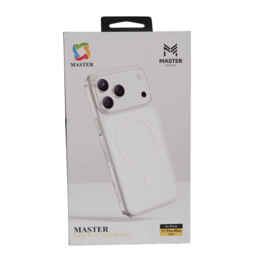 كفر ايفون 17 برو ماكس شفاف سوبر سليم مع ماك سيف Super Slim Magsafe Clear Phone Case For iPhone 17 pro max