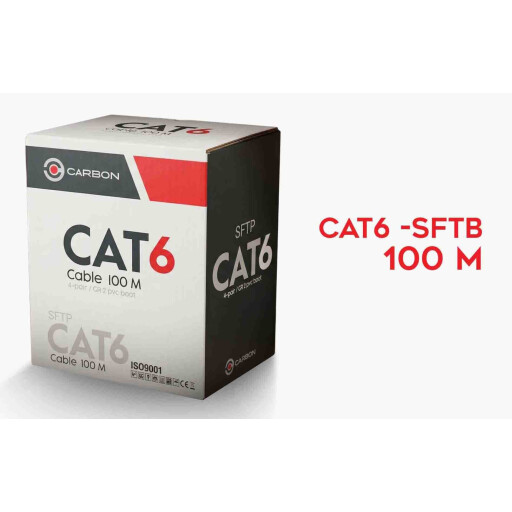 كابل شبكة CAT6 FSTP بطول 100 متر 100M CAT6 FSTP Network Cable