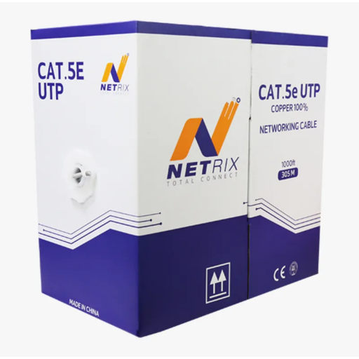 كيبل شبكة داخلي NX UTP CAT6 بطول 305 متر NX UTP CAT6 Indoor Network Cable 305M