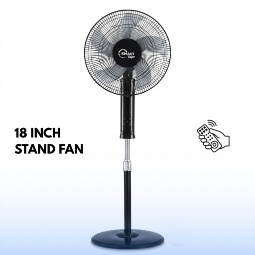 مروحة عمودية ذكية بتحكم عن بعد حجم 18 Smart Standing Fan