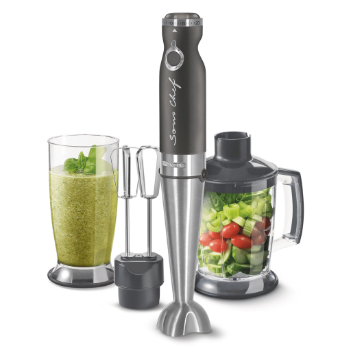 خلاط يدوي 4 بــ 1 1200 واط اسود SHB 5608BK Hand Belender 4IN 1 1200 W BLACK SHB 5608BK