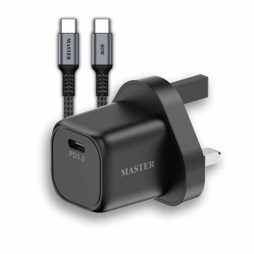 شاحن تايب سي 35 واط مع كيبل تايب سي تايب سي 60PD SUPER FAST CHARGE 35W With Cable 60PD