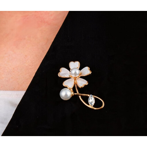 بروش ستانلس ستيل كود 1327 Stainless steel brooch, code 1327