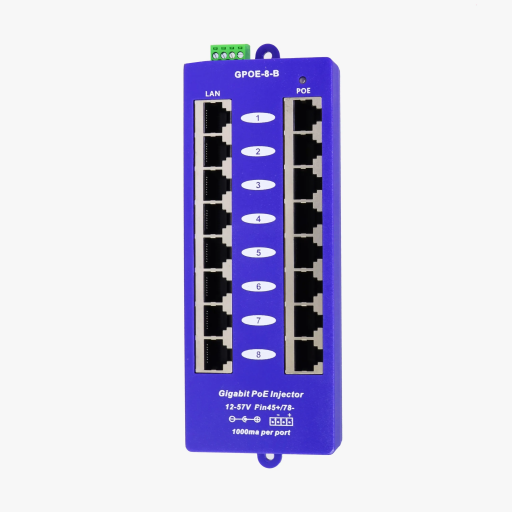 لوحة توزيع PoE من NX عدد 8 منافذ جيجابت NX Patch Panel PoE 8 Ports Gigabit