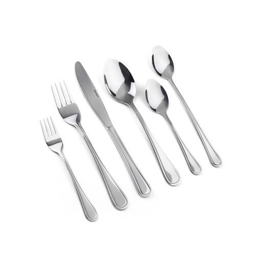 سيت طعام متنوع 48 قطعة stainless steel cutlery set 48 pices