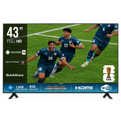 تلفزيون ذكي ‎43‎ بوصة ‎Full HD‎ بدون إطار Smart TV 43” Full HD Frameless