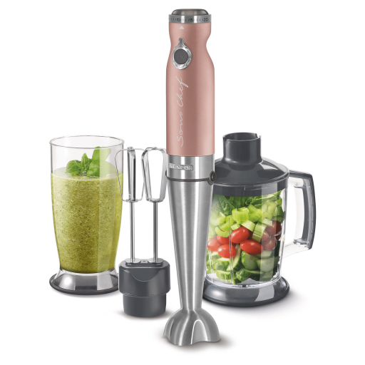 خلاط يدوي 4ب1 1200 واط زهري SHB 5605RS HAND BLENDER 4 IN 1 1200W PINK SHB 5605RS