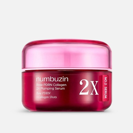 سيروم كولاجين 2X روز PDRN رقم 2 Numbuzin No.2 Rose PDRN Collagen 2X Plumping Serum