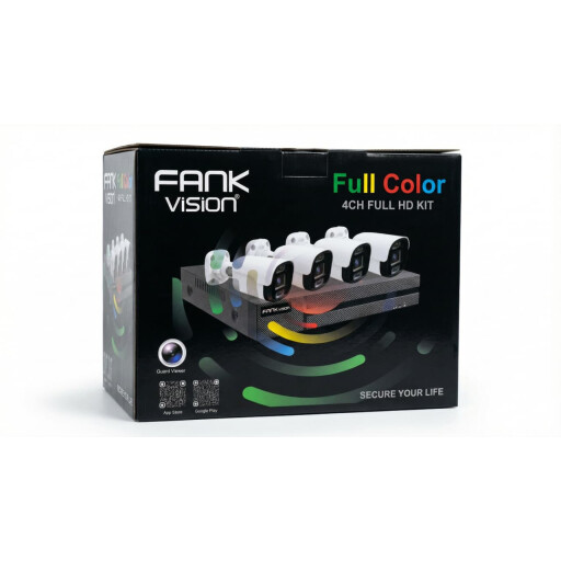 fankvision Fankvision Kit 4 Cameras full-color Led Hdd 1TB