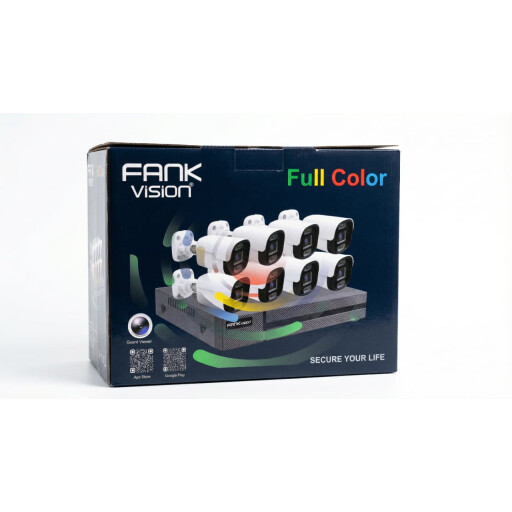 fankvision Fankvision Kit 8 Cameras full-color Led Hdd 1TB