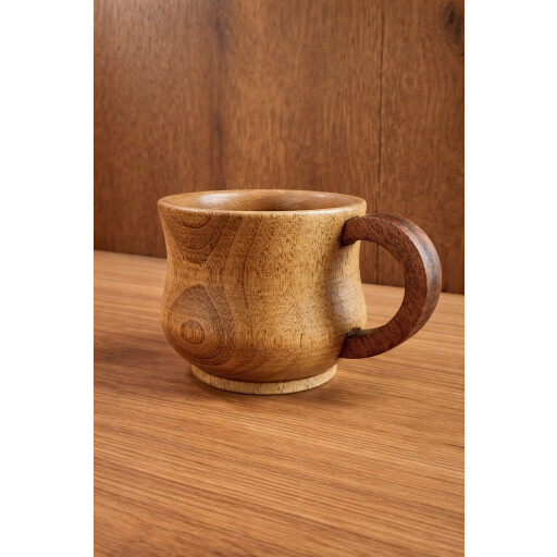 كوب خشبي wooden cup