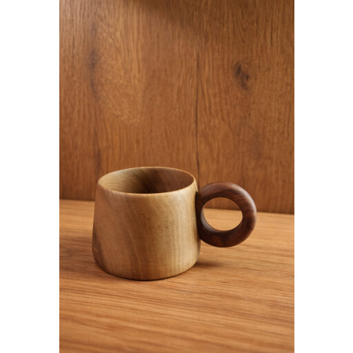 كوب خشبي wooden cup