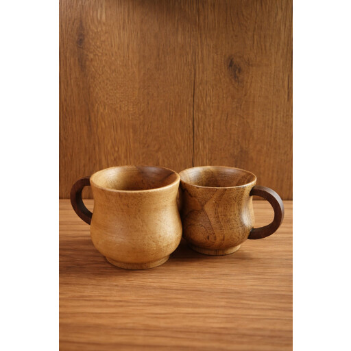 كوب خشبي wooden cup