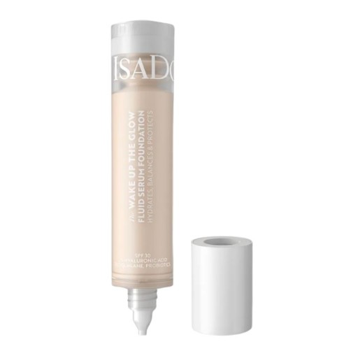 فاونديشن سيروم بعامل حماية 30 من إسادورا – 30 مل IsaDora Wake Up the Glow Fluid Serum Foundation SPF 30 – 5N, 30ml