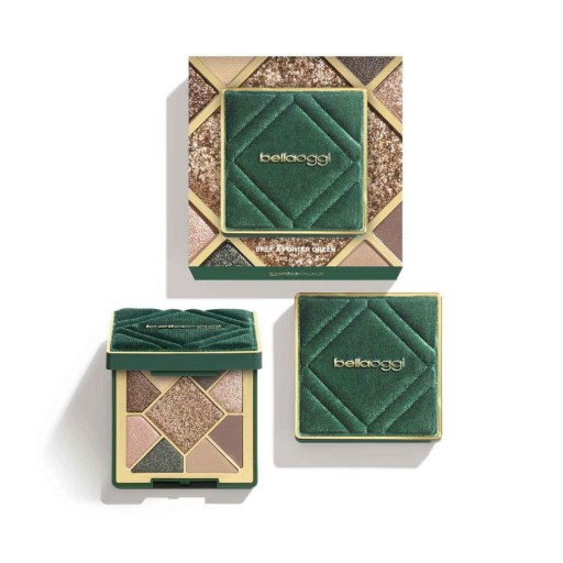 باليت ايشادو 9 ألوان Velvet Verde Small Eyeshadow Palette - 9 Colors