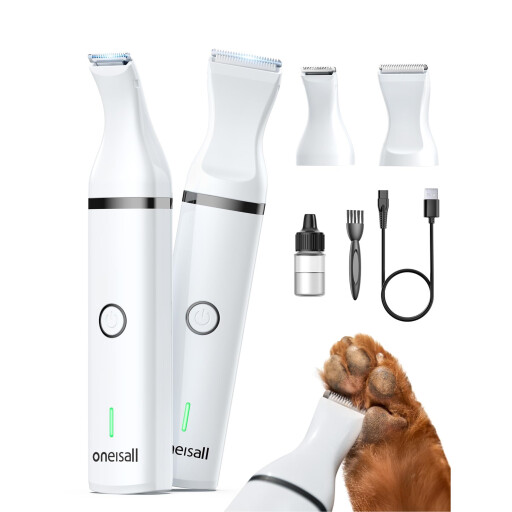ماكينة تشذيب قطط وكلاب Oneisall هادئة Oneisall Quiet Cat and Dog Trimmer