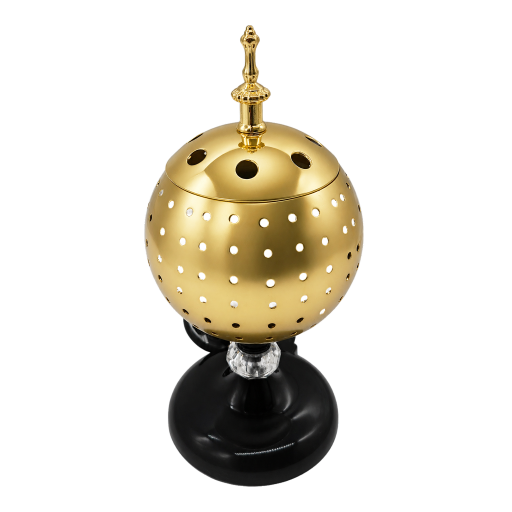 مبخرة كهربائية ذهبية كبيرة Big Gold Electric Mabkhara