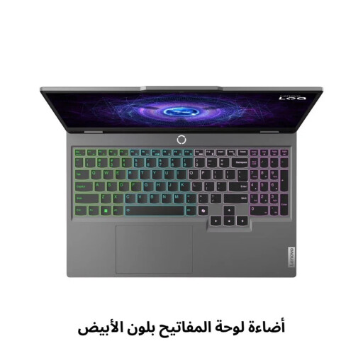 لابتوب  لينوفو  4050 Lenovo LOQ 15IAX9 Lenovo LOQ 15IRX9 - (71PS) Intel Core i7-13650HX, RAM 16GB, SSD 512GB, RTX 4050 6GB, 15.6 Inch Inch FHD IPS 144Hz, Luna Grey