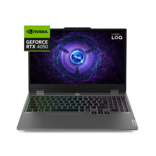 لابتوب  لينوفو  4050 Lenovo LOQ 15IAX9 Lenovo LOQ 15IRX9 - (71PS) Intel Core i7-13650HX, RAM 16GB, SSD 512GB, RTX 4050 6GB, 15.6 Inch Inch FHD IPS 144Hz, Luna Grey